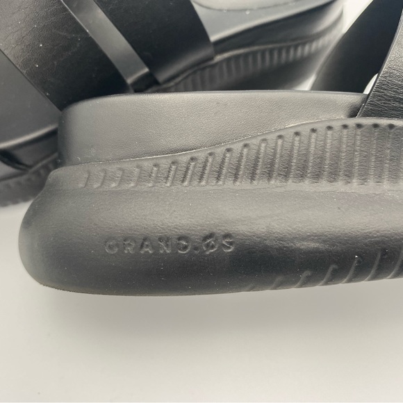 Cole Haan Leather Sandals | Size 6.5 | Comfy & Stylish – Gently Worn Black-wedge - Picture 9 of 14